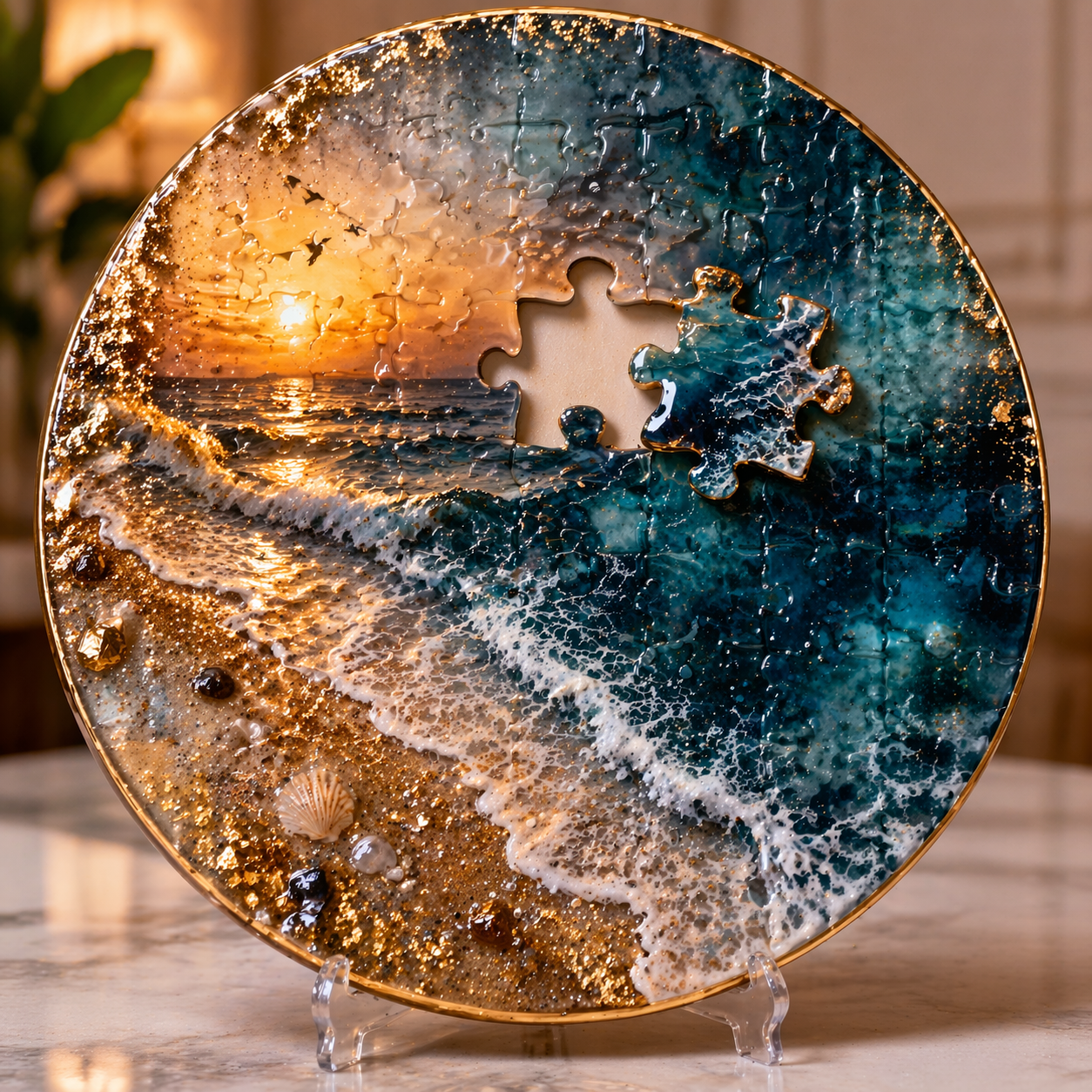 puzzle epoxy